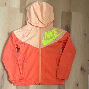 Nike Kids Two-Tone Orange Packable Windrunner Coa